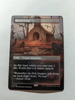 MTG Magic The Gathering Lorwyn Eclipsed Blood Crypt (Borderless) - MTG #349 - Image 2