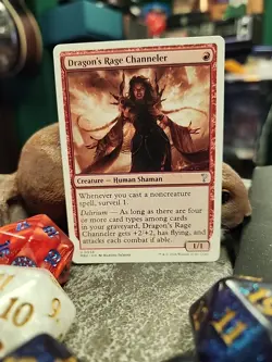 MTG Dragon's Rage Channeler - White Border - MB2 #0056 - Image 1