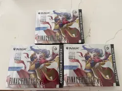 3 Magic: The Gathering - Final Fantasy Collector Omega Box! NEW/SEALED - IN HAND - Image 1