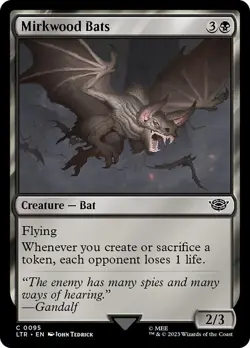 MTG - 4 x Mirkwood Bats - Playset 4x x4 - Lord of the Rings - LOTR LTR - Image 2