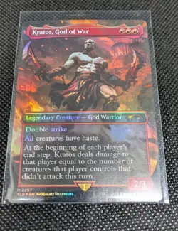 Wizards Of The Coast Kratos, God of War - Borderless 2207 Secret Lair - FOIL - Image 1