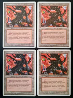 MtG | 4 x Mishra's Factory | Fourth Edition | Magic The Gathering - Image 1