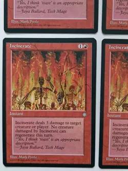 4 x Incinerate | Ice Age | MtG | Magic The Gathering - Image 4