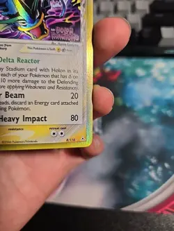 Gyarados (Reverse Holo) 8/110 EX Holon Phantoms (LP-) Pokemon TCG - Image 3