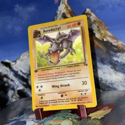 Aerodactyl - 1/62 Pokemon Fossil - WOTC Holo 1st Edition NM ✨ - Image 2