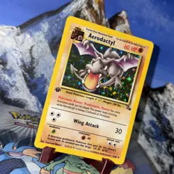 Aerodactyl - 1/62 Pokemon Fossil - WOTC Holo 1st Edition NM ✨ - Image 3