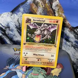 Aerodactyl - 1/62 Pokemon Fossil - WOTC Holo 1st Edition NM ✨ - Image 4