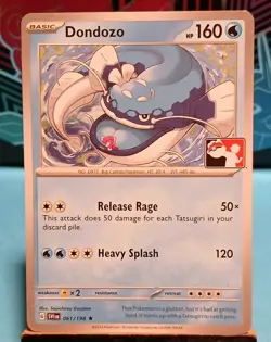 Dondozo 061/198 Non Holo Prize Pack Series Pokemon Play! Mint Condition - Image 1
