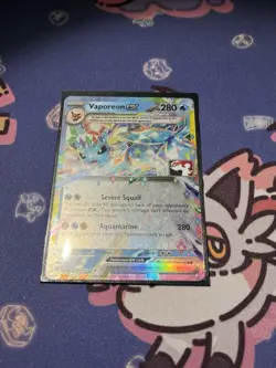 Vaporeon ex 023/131 NM | Play! Pokemon Series 7 | Stamp Holo Double Rare - Image 3