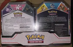 POKEMON NEW & FACTORY SEALED 2023 - FLAREON V & SYLVEON V - V HEROES TIN-2 PACK - Image 2