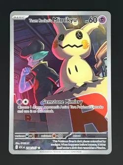 Team Rocket’s Mimikyu ASC 238/217 Ascended Heroes Pokemon TCG- Gem 10 Contender - Image 1