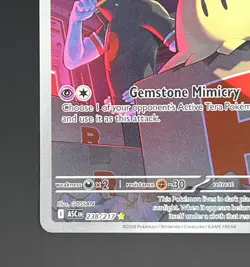 Team Rocket’s Mimikyu ASC 238/217 Ascended Heroes Pokemon TCG- Gem 10 Contender - Image 5