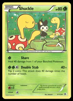 Pokemon Shuckle Legendary Treasures #3/113 - Image 1
