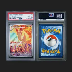 2025 Pokemon Rapidash 189 Sv10 Destined Rivals Illustration Rare Holo PSA 10 - Image 3
