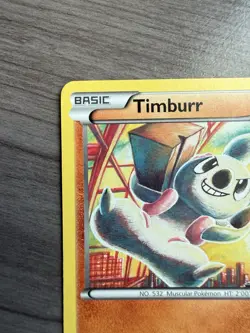 Pokemon TCG Timburr 62/101 Noble Victories LP - Image 2