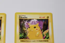 Pokemon Base Set SHADOWLESS Pikachu x2 Lot – Vintage WOTC – Authentic - Image 5