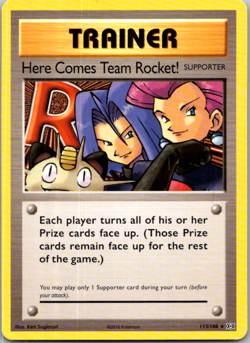 Here Comes Team Rocket - 113/108 - Unommon Regular - Pokemon Evolutions - Image 1