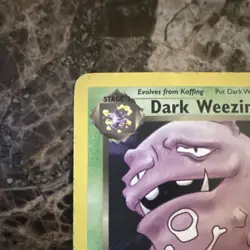 Pokemon TCG Dark Weezing Team Rocket 31/82 1st Edition Rare 60 HP Stage 1 Engli… - Image 3