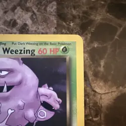 Pokemon TCG Dark Weezing Team Rocket 31/82 1st Edition Rare 60 HP Stage 1 Engli… - Image 4