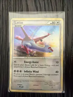 Pokemon TCG - Latias HGSS10 Cosmos Holo Pokemon Black Star Promo - LP - Image 1