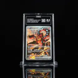 TAG 8.5 NM MT+ 2025 Pokemon Volcanion ex #182/159 Journey Together SIR - Image 1