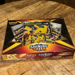 Pokemon TCG Shining Fates Pikachu V Collection Box Factory Sealed - Image 1