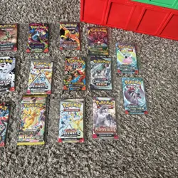 Lot Of 17 Pokemon TCG Booster Packs Mixed Sets See Pics - Image 5