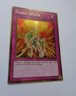 Icarus Attack PGLD-EN080 (Gold Rare, Unlimited, Near Mint / NM) Yugioh - Image 1