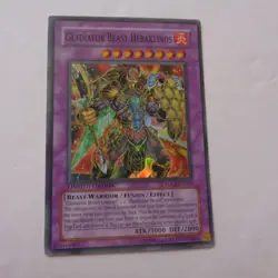 Gladiator Beast Heraklinos TDGS-ENSE2 (Super Rare, Limited, Lightly Played / LP) - Image 1
