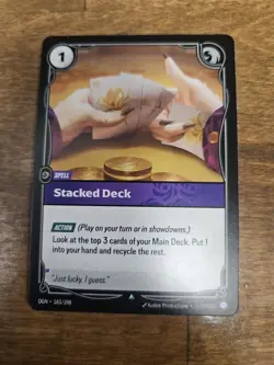 Riftbound Stacked Deck Uncommon OGN 183/298 NM - Image 1