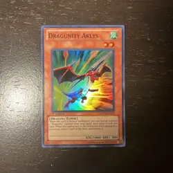 Dragunity Aklys - SDDL-EN003 - 1st Edition Super Rare - Yugioh - MP - Image 1