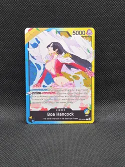 One Piece The Azure Sea’s Seven Boa Hancock OP14-041 Leader Base English - Image 1