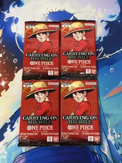 One Piece Carrying On His Will OP-13 English 4- Packs - Image 1
