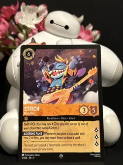 Disney Lorcana - Stitch, Rock Star - Fabled - NM - Image 1