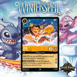 Disney Lorcana Winterspell 17/204 Lilo - Rock Star - Non-Foil - Image 1