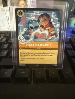 Disney Lorcana Winterspell (11) #32/204 Ohana Means Family - Image 1