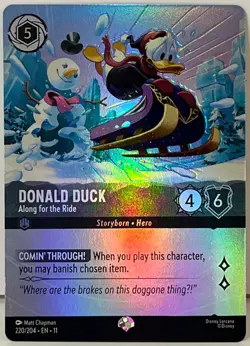 Disney Lorcana - Donald Duck - Along For The Ride - EPIC - Winterspell 🔥 - Image 1