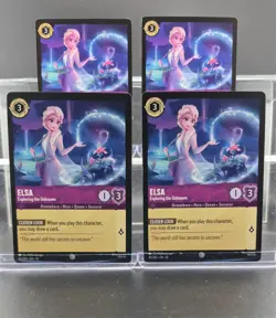 Disney Lorcana Elsa - Exploring the Unknown 45/204 Whispers in the Well C 4 Card - Image 1