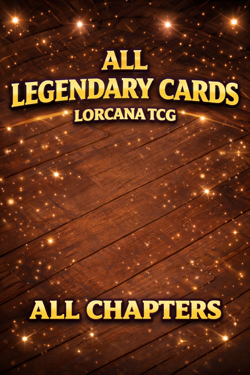 Disney Lorcana TCG Legendary Cards Holo & Regular - EN 1 - EN 10 - NM MINT - Image 1