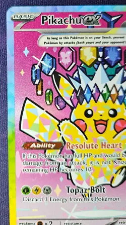 Pikachu EX SIR 277/217 Ascended Heroes English Pokemon Card - NM/M Pack Fresh - Image 5