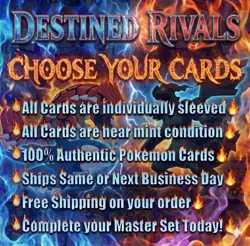 Destined Rivals Common & Reverse Holo/Holo Cards, Complete your set! - Image 2