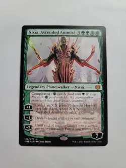 MTG - Nissa, Ascended Animist _ONE _ Regular Mythic #175 - Image 1