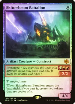 MTG FOIL Skitterbeam Battalion - The Brothers' War #165 - Image 1