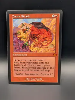 MTG - Sneak Attack - RETRO FRAME - Enchantment - DMR #331 - Mythic - Image 1