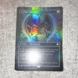 Magic: The Gathering Leyline Axe Artifact Equipment Foundations Rare Foil - Image 1