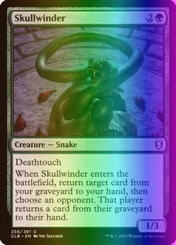 MTG Skullwinder (256/1080) Commander Legends Battle for Baldur's Gate LP FOIL - Image 1