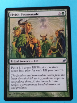 Magic the Gathering Lorwyn - 1x ELVISH PROMENADE Uncommon GREEN ELF NM MTG - Image 1