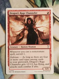 Dragon’s Rage Channeler White Border (NM Non-Foil) MB2-0056 Uncommon MTG - Image 1