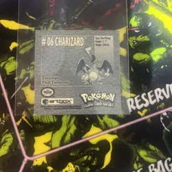 Pokemon 1999 Artbox Sticker Series 1 Charizard #06 - Image 2