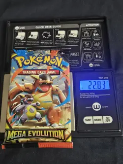 (HEAVY) 22.83g ! Pokemon TCG Mega Evolution Booster Pack (SEALED) (11/9F) - Image 1